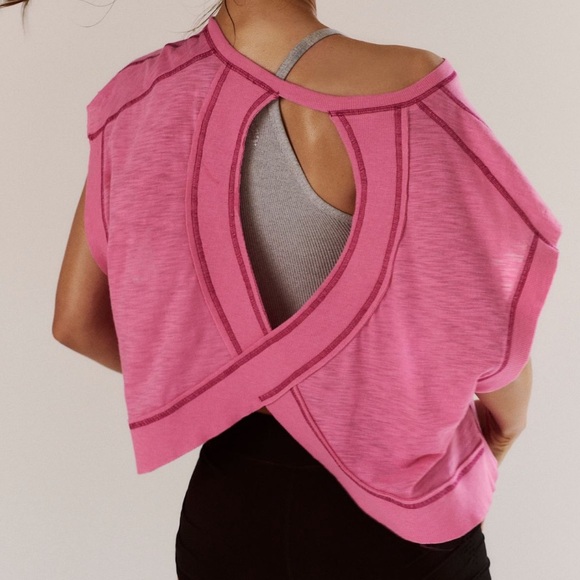 FP Movement by Free People Tops - Free People Movement My Time Tee Dragonfruit